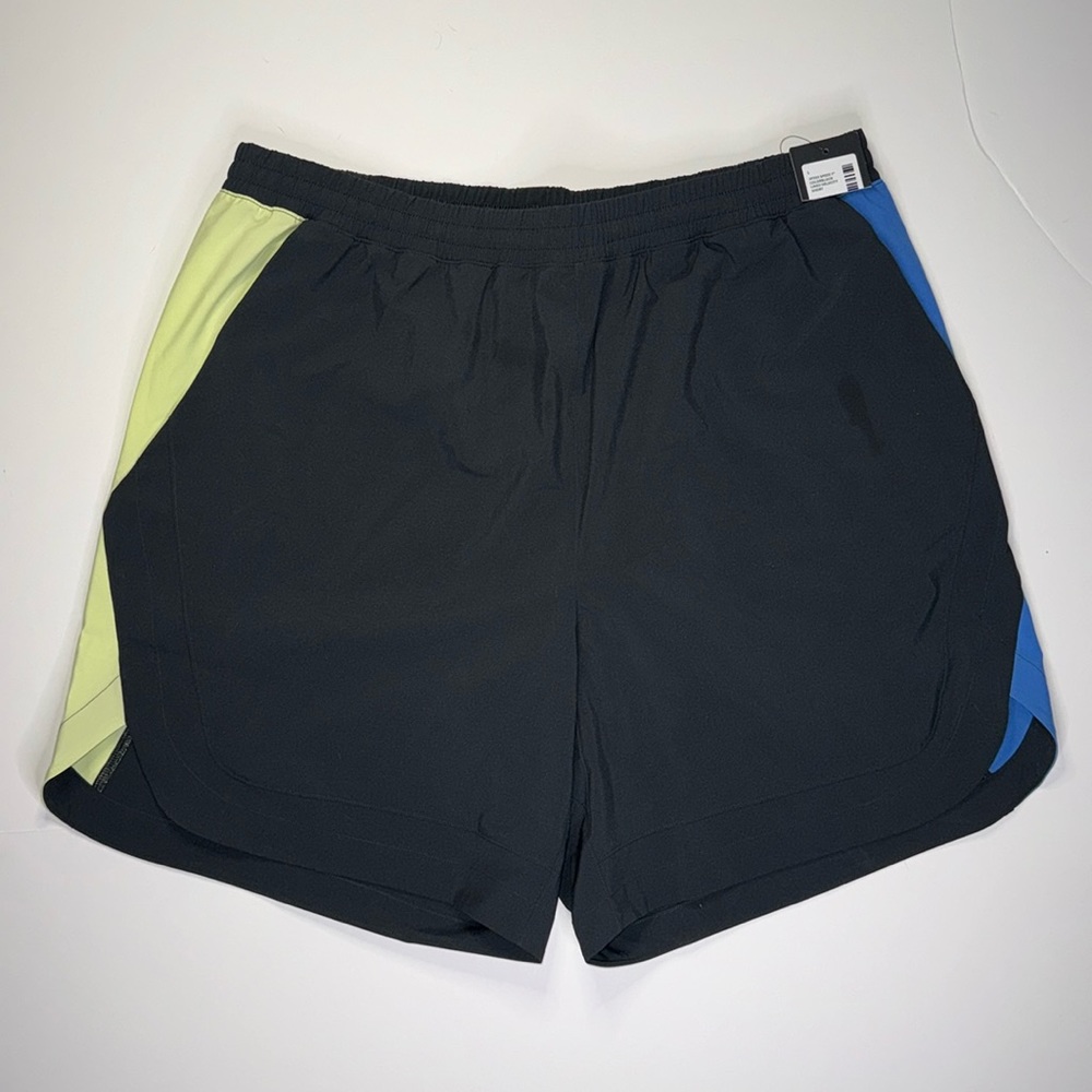 Peloton Shorts Men’s Size L Black Lined Pockets Drawstring Performance Stretch